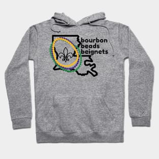 Bourbon Beads Beignets Hoodie